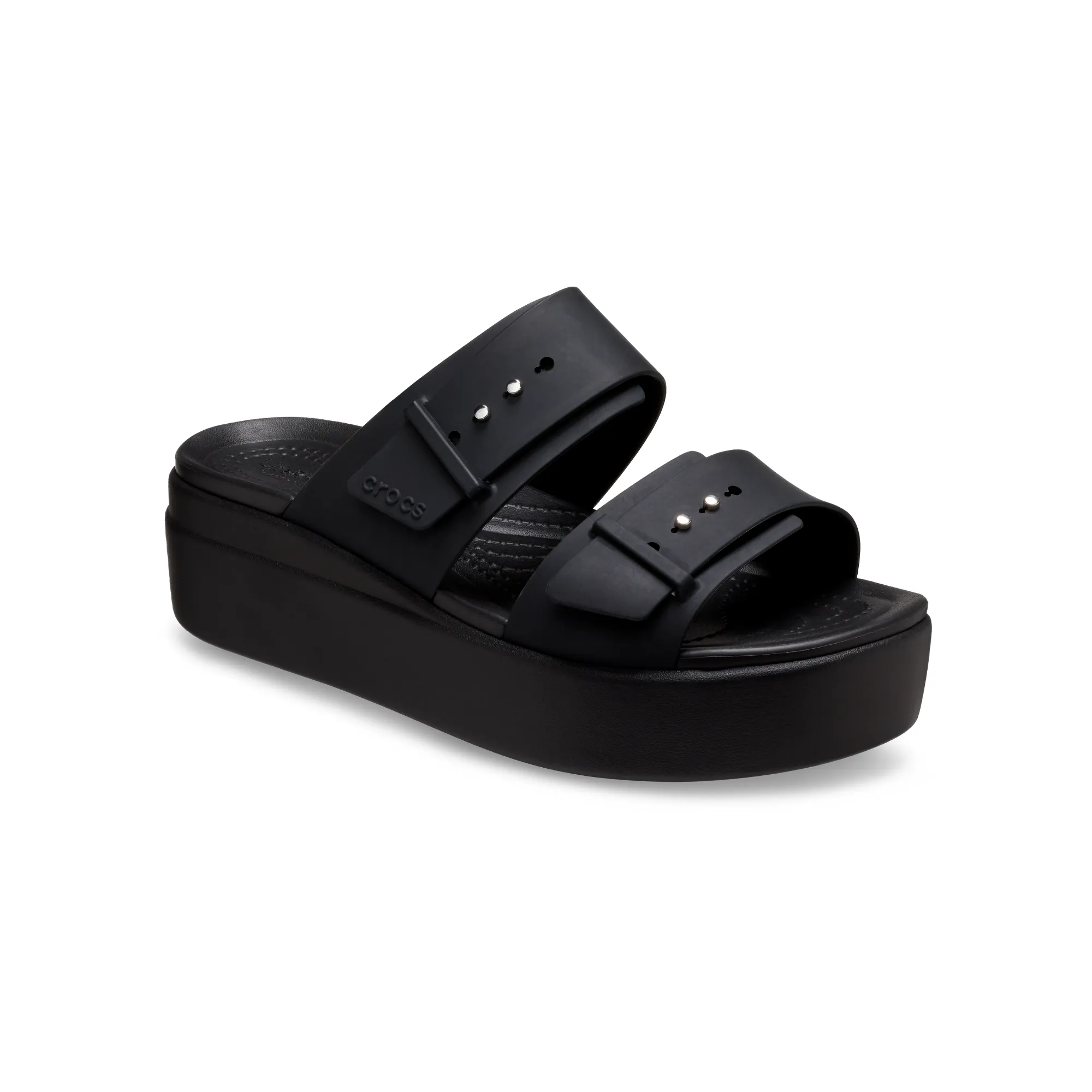 รองเท้าแตะผู้หญิง BROOKLYN BUCKLE LOW WEDGE