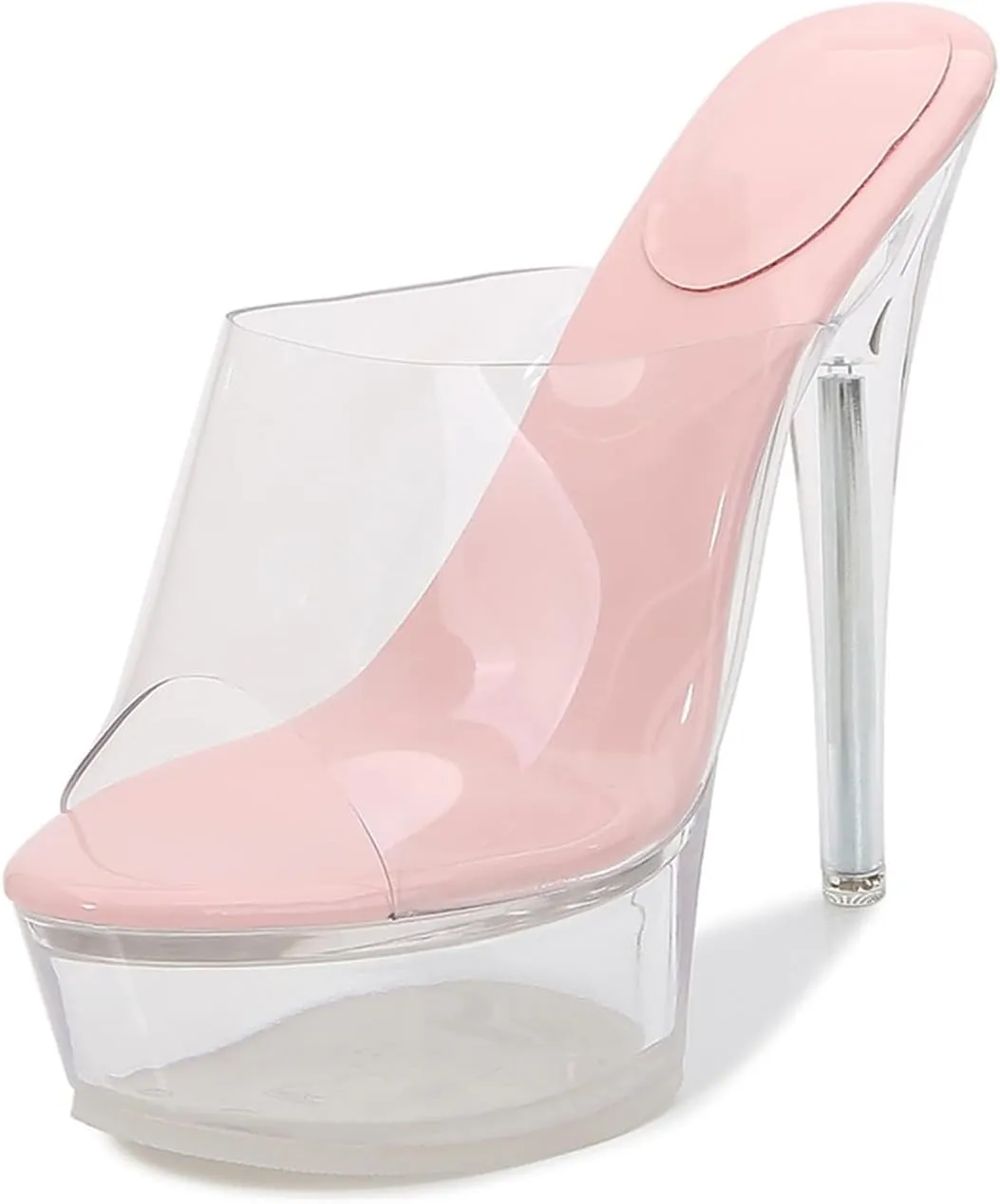 14CM/5.51IN Women's Exposed Toe Sandals Platform High Heels Shoes Stiletto Heels Dress High Heeled Wedding Party Office Pumps Shoes