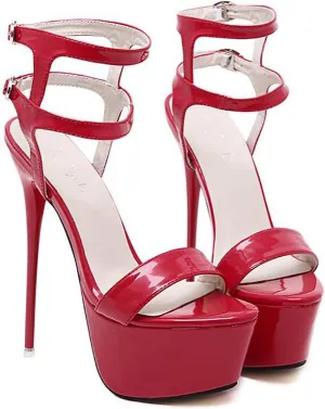 16CM/6.30IN Summer Fashion High Heels Platform Sandals for Women Sexy Open Toe High Heels Party Dress Wedding Nightclub Women Shoes