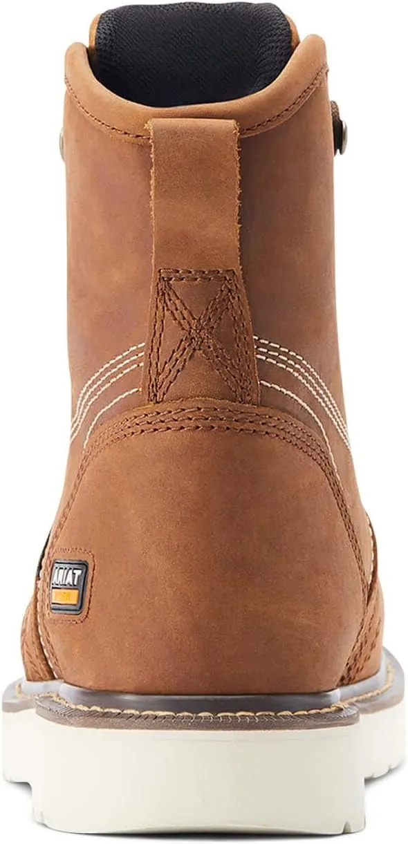 Ariat Men's Rebar Wedge Moc Toe 6" Waterproof Composite Toe Work Boot