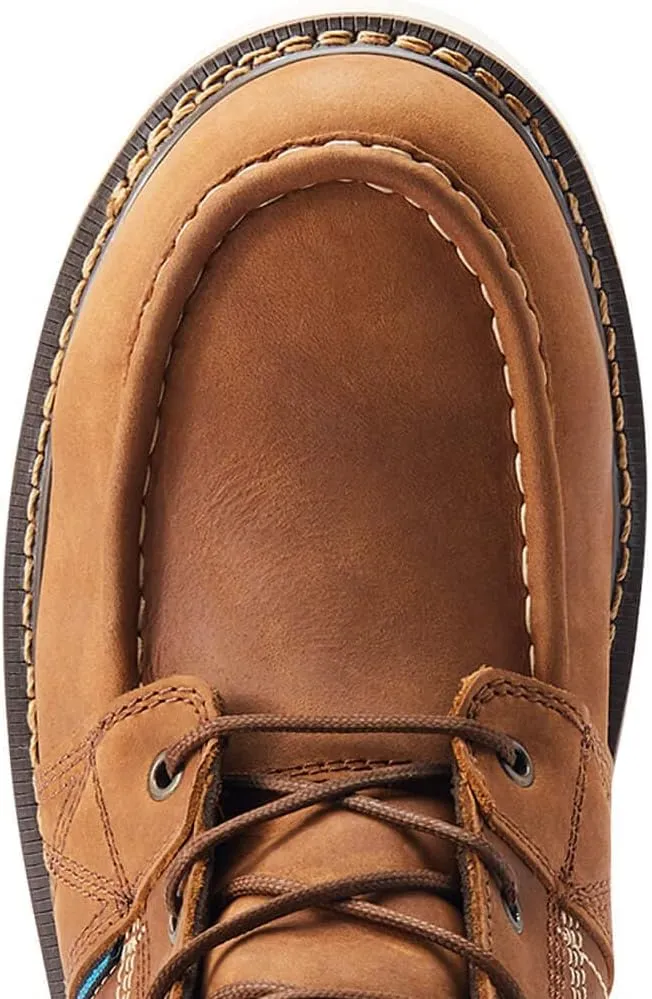 Ariat Men's Rebar Wedge Moc Toe 6" Waterproof Composite Toe Work Boot