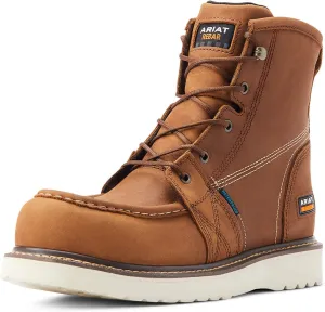 Ariat Men's Rebar Wedge Moc Toe 6" Waterproof Composite Toe Work Boot