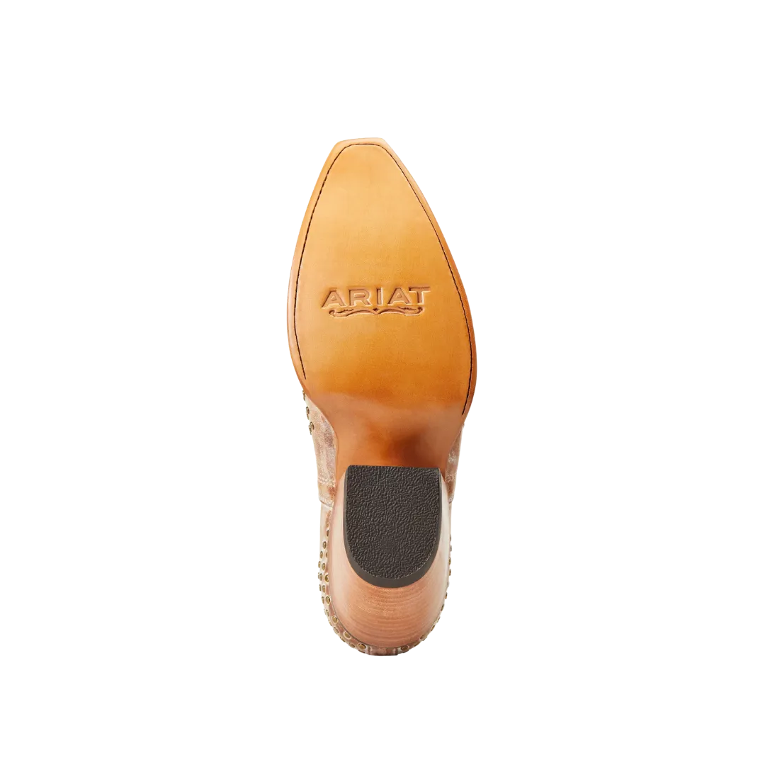 Ariat Women's Dixon Studs Old West Tan Boots