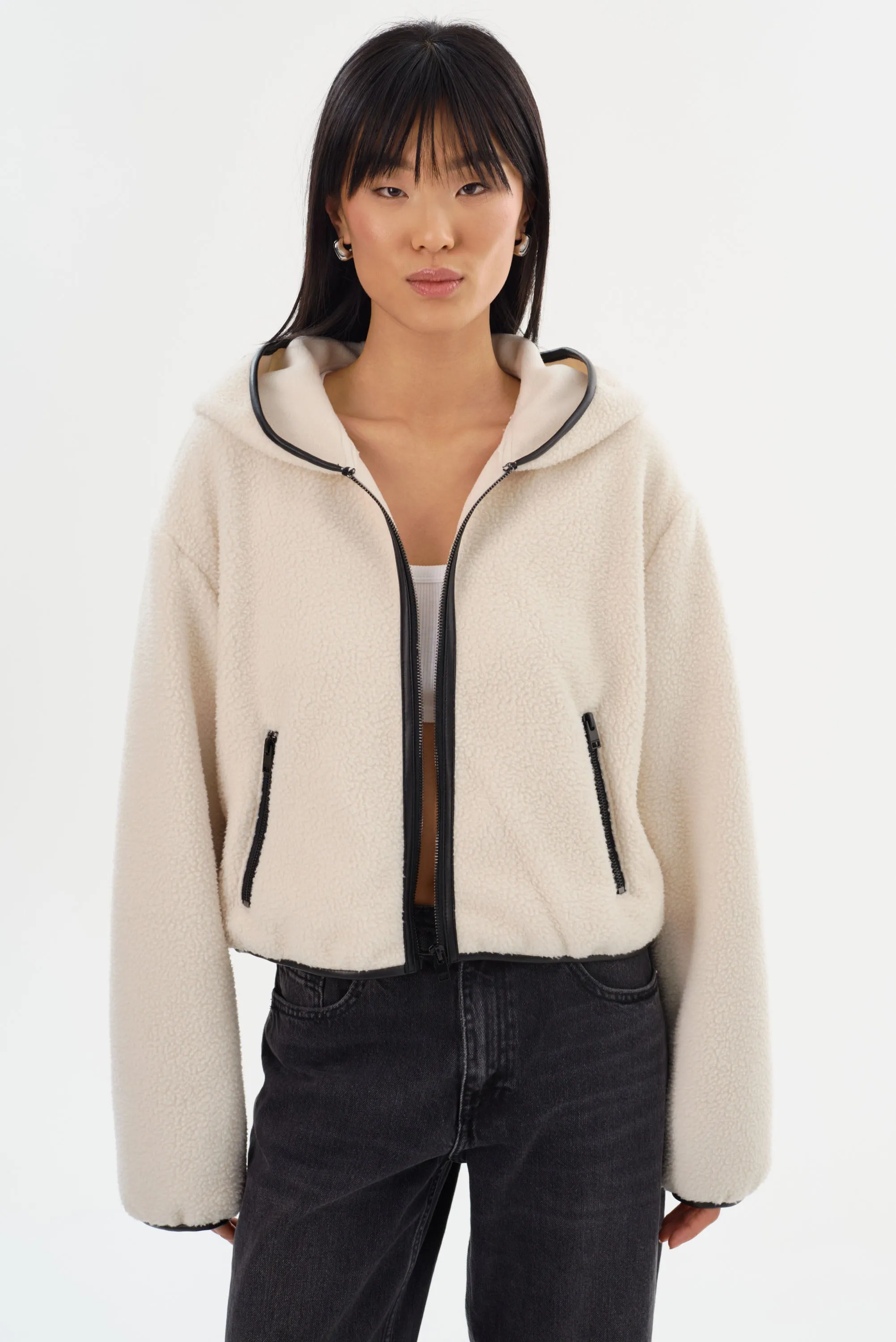 ARLINA | Polar Fleece Zip-Up Hoodie