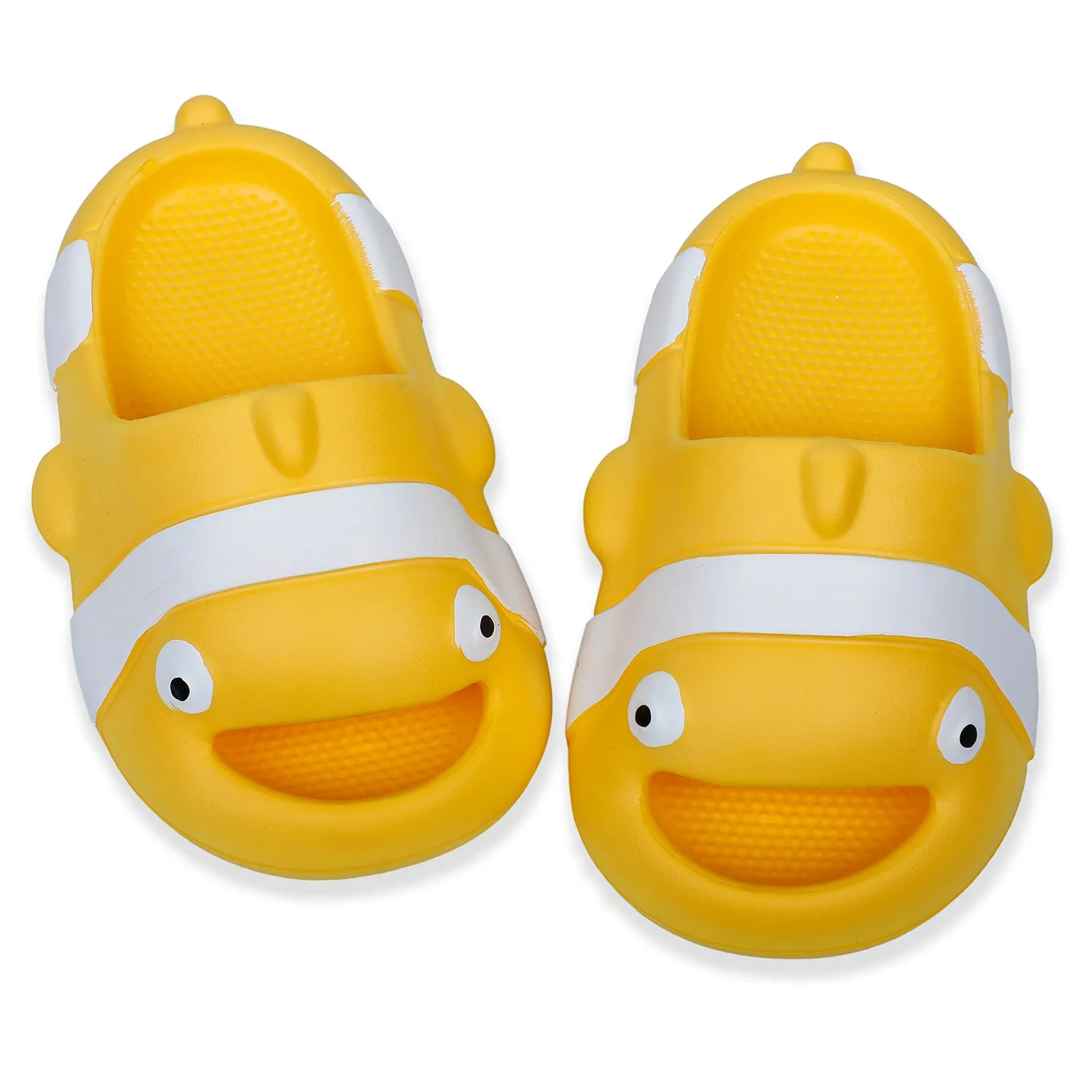 Baby Moo Nemo Waterproof Soft Slippers Anti-Skid Sliders - Yellow
