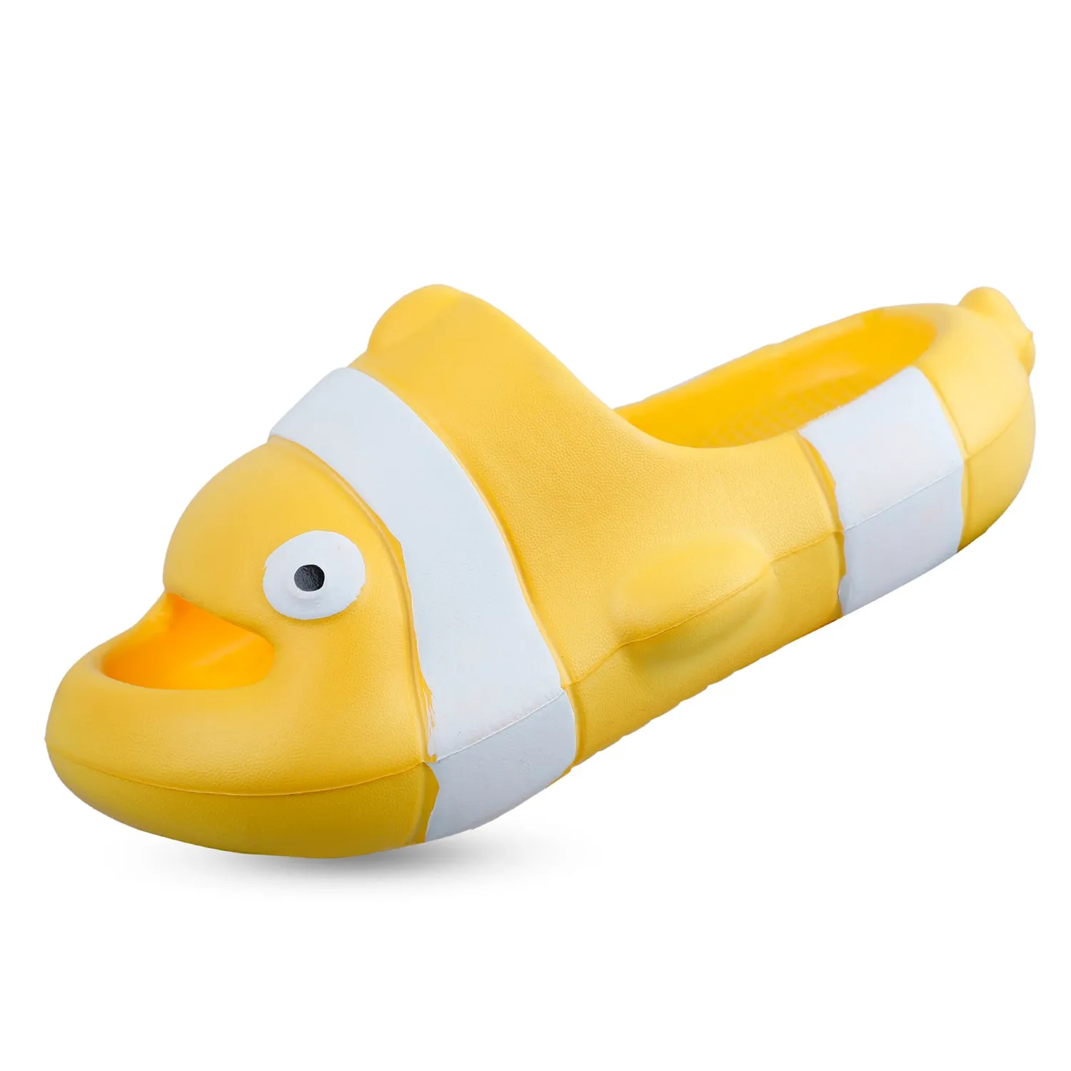 Baby Moo Nemo Waterproof Soft Slippers Anti-Skid Sliders - Yellow