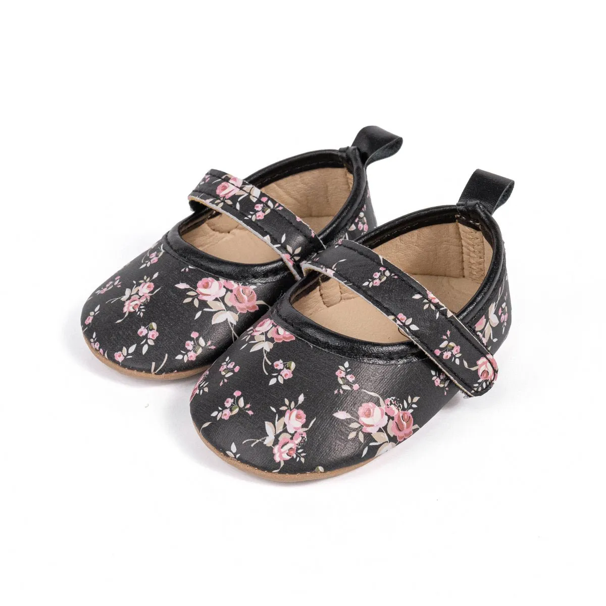 Beloved Blossom Slippers-Black