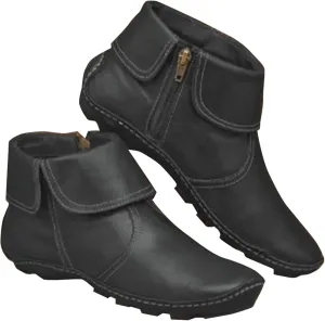 Black Cowboy Boots for Women Ankle Lace Up Boot for Women Ankle Booties Women Boots Ankle Dress Shoes for Women Solid Color Comfy Casual Square Toe Slip On Side Zipper