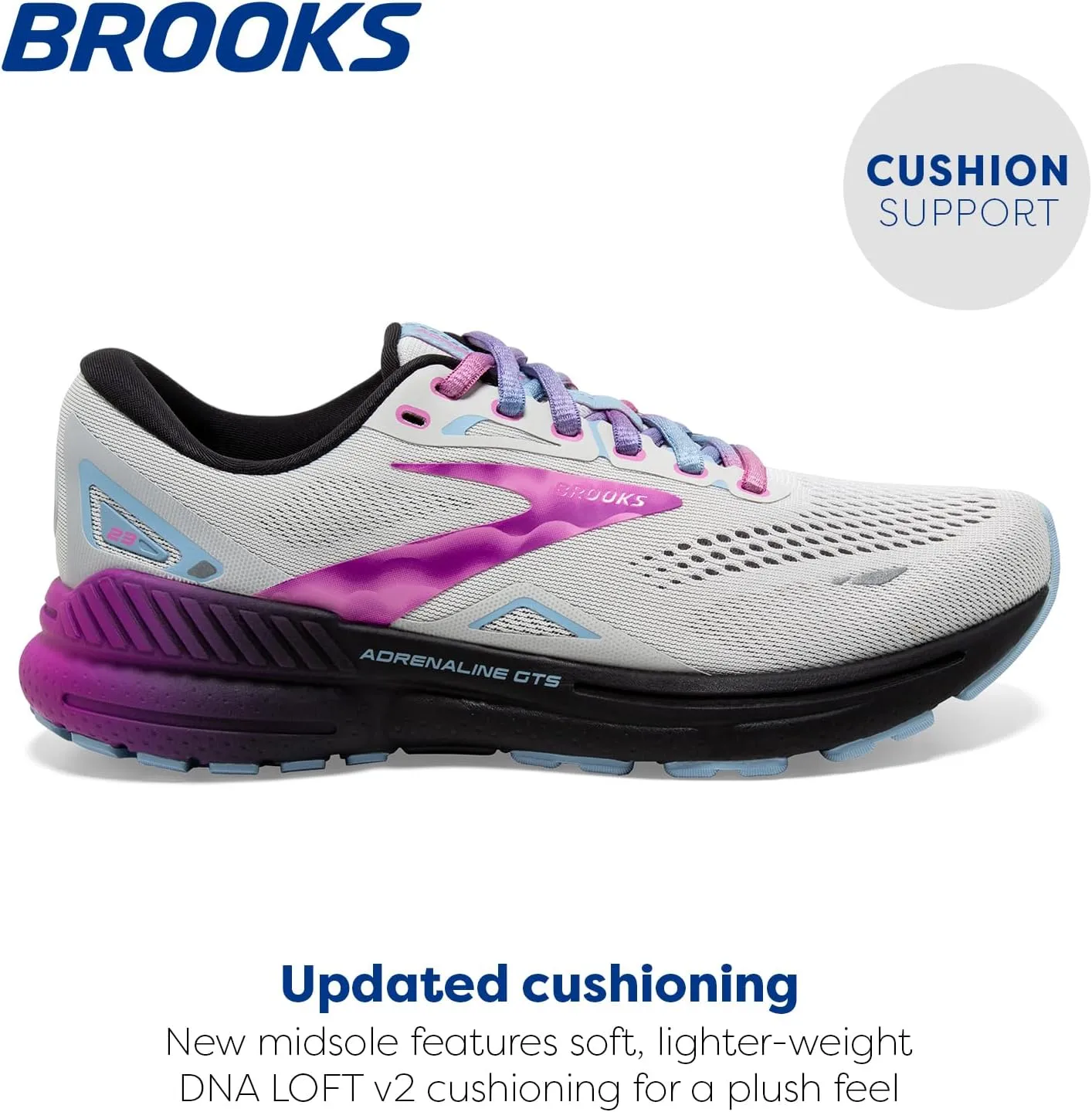 Brooks Womens Adrenaline GTS 23 Supportive Running Shoe