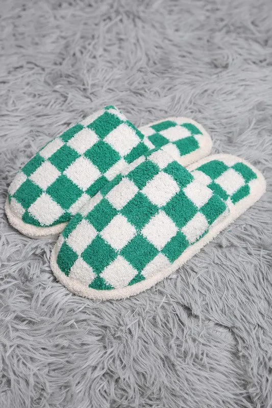 Checkerboard Slippers