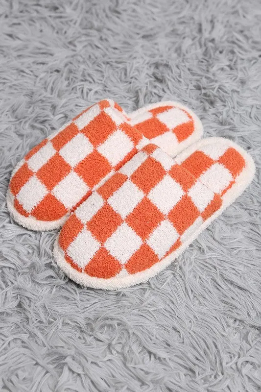 Checkerboard Slippers