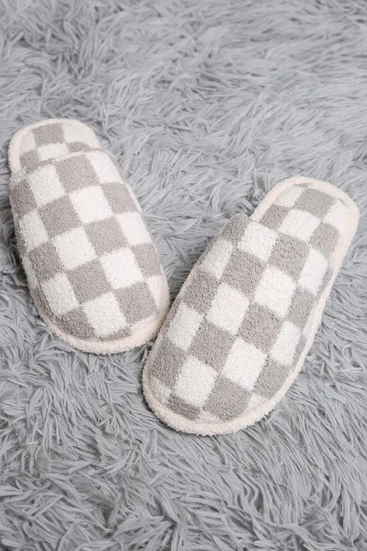 Checkerboard Slippers
