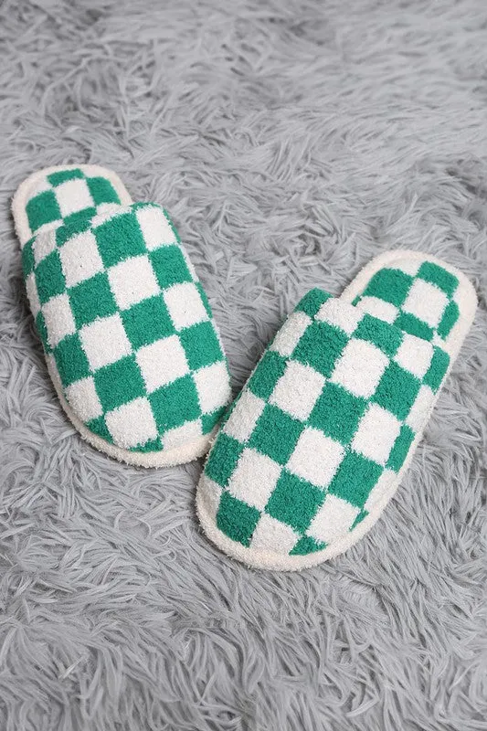Checkerboard Slippers