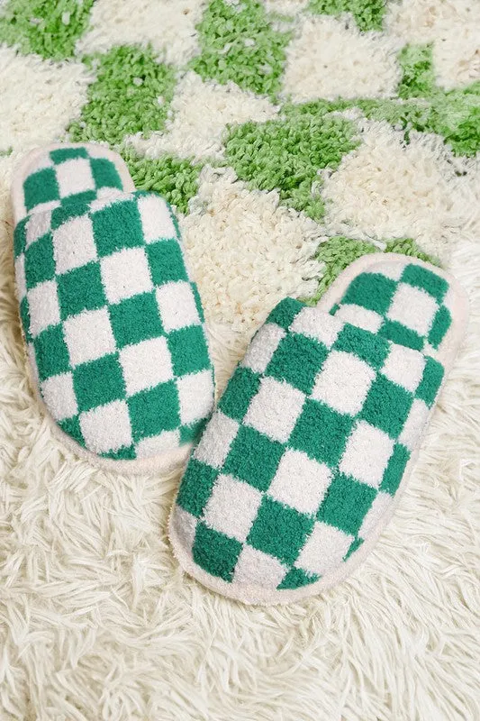 Checkerboard Slippers