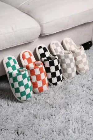 Checkerboard Slippers