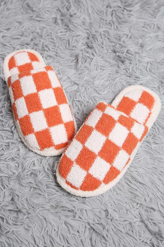 Checkerboard Slippers