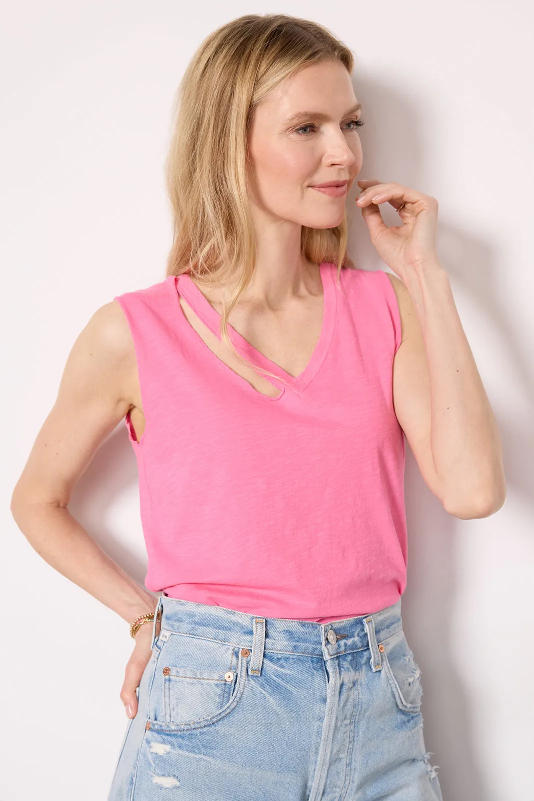Fallon V Cotton Tank