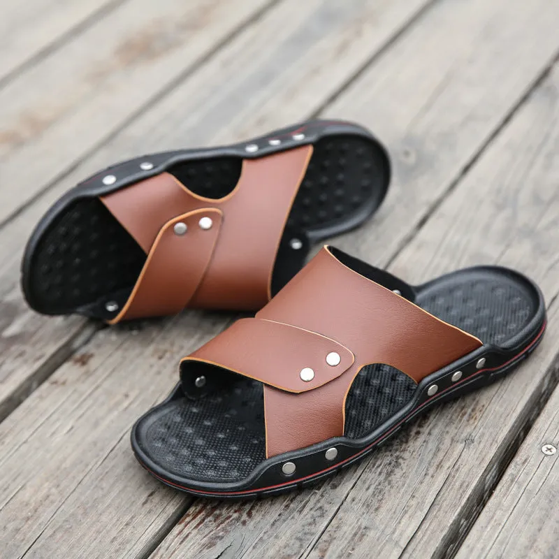 Fashionable Men's Soft Bottom Slippers