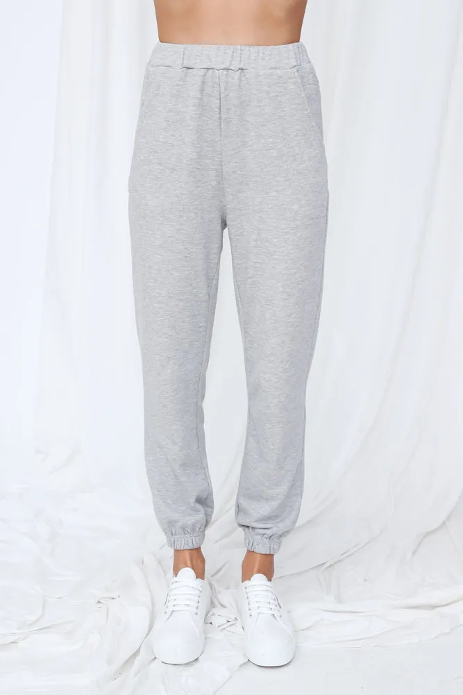 HELLO MOLLY Hit The Snooze Button Joggers Grey