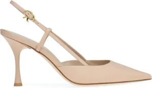 iadore Women Stiletto Heel Pumps Slingback Ankle Strap Closed Toe High Heel Sandals Shoes for Evening Parties