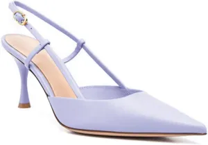 iadore Women Stiletto Heel Pumps Slingback Ankle Strap Closed Toe High Heel Sandals Shoes for Evening Parties