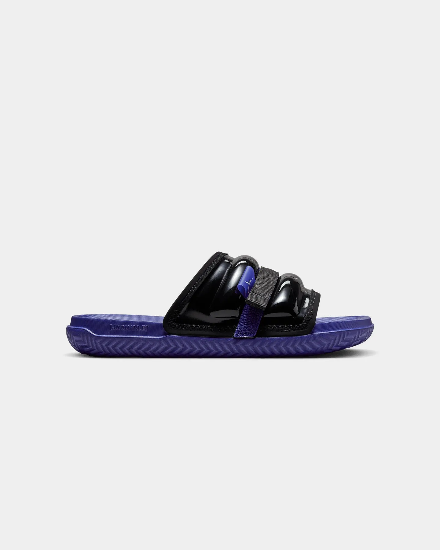 Jordan Super Play Slides Black/White-Dark Concord
