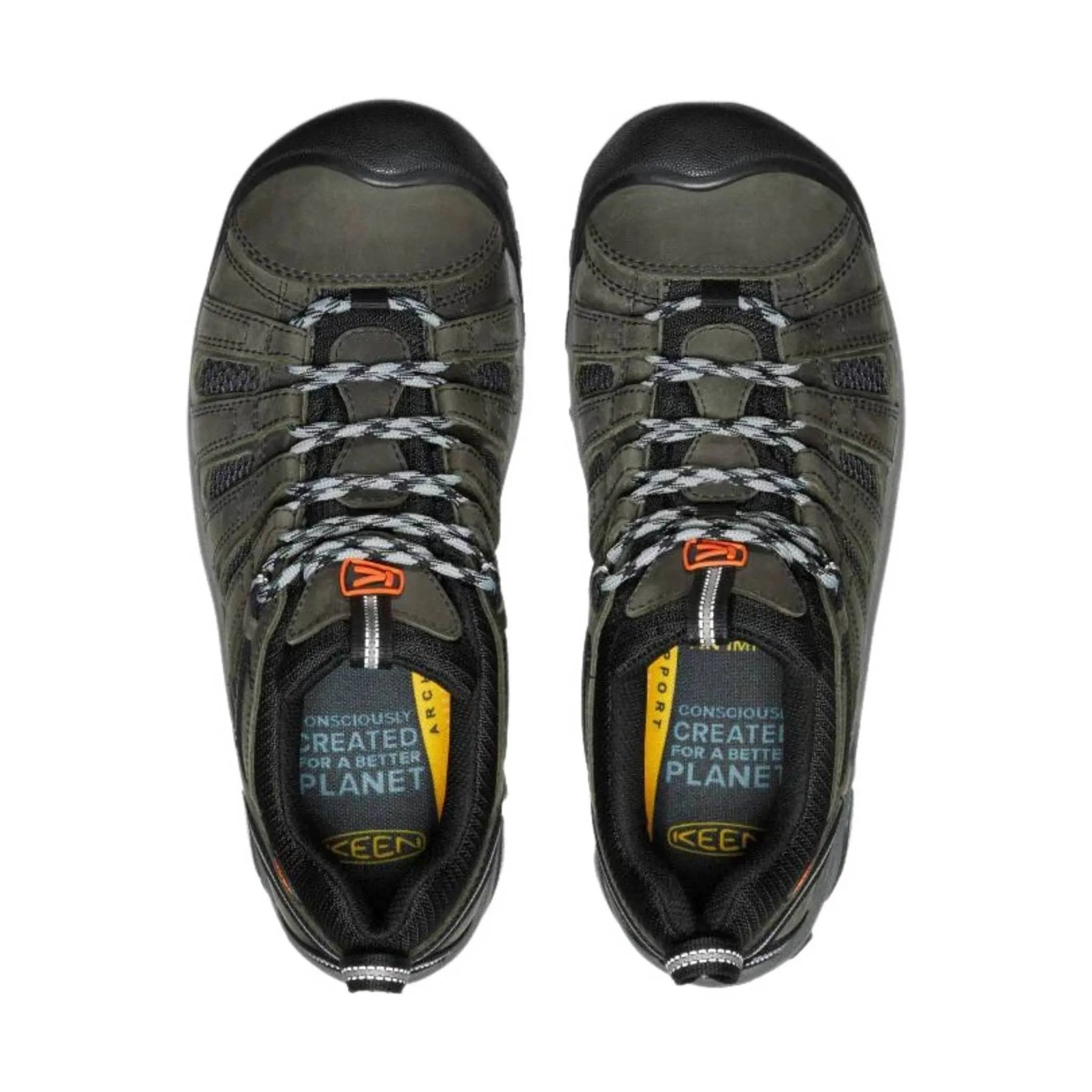 KEEN Men's Voyageur - Steel Grey/Scarlett Ibis
