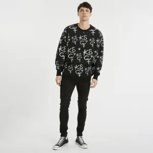 KISS CHACEY Sunset Relaxed Knit Jet Black