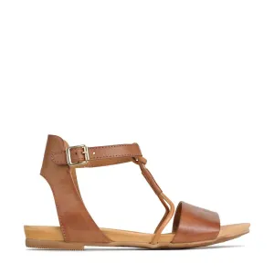 LANIE ANKLE STRAP SANDALS LEATHER