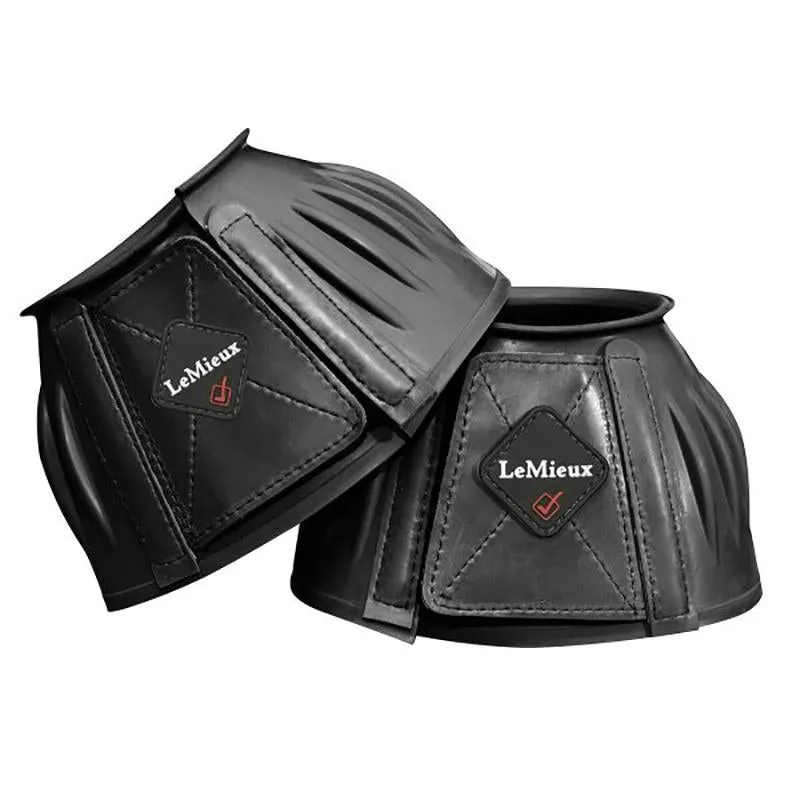 LeMieux Rubber w Velcro Bell Boots