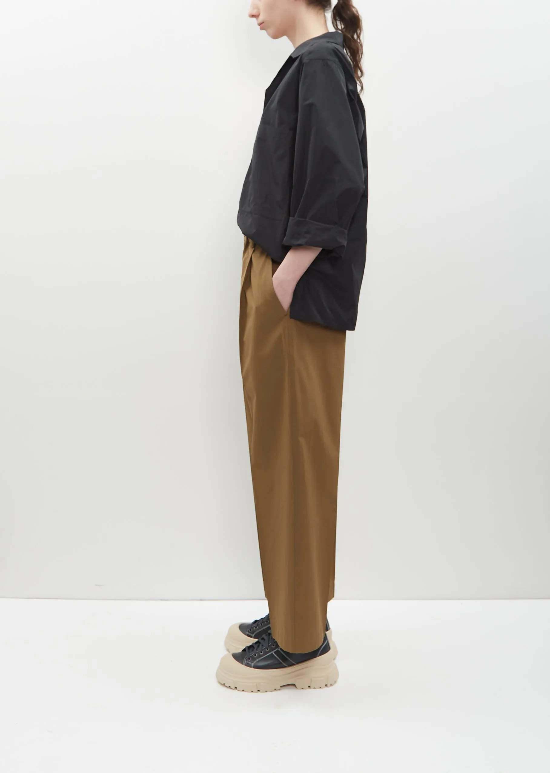 Pass Cotton Pants — Cumin