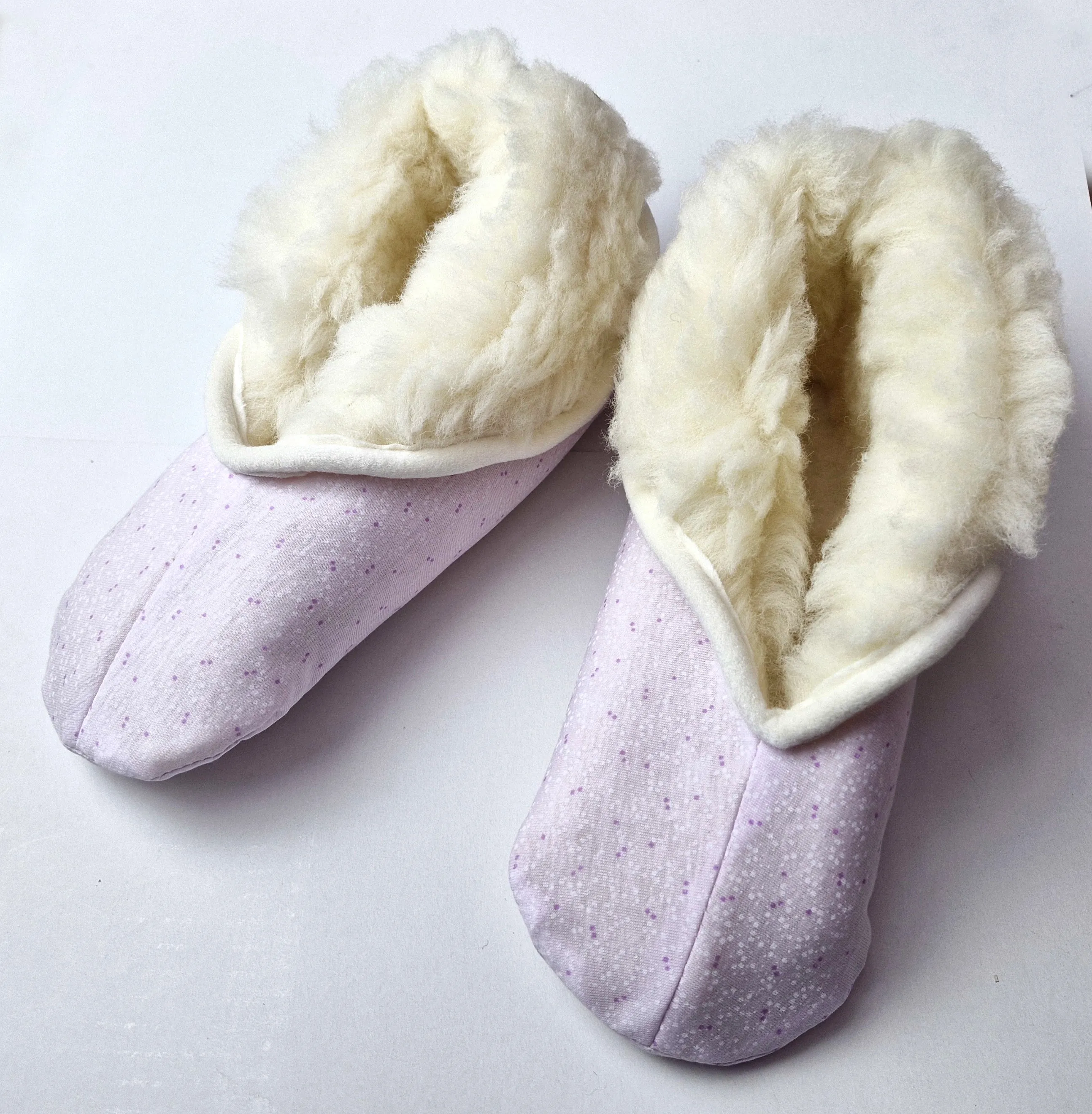 Pure New Wool Bed Bootee Slippers