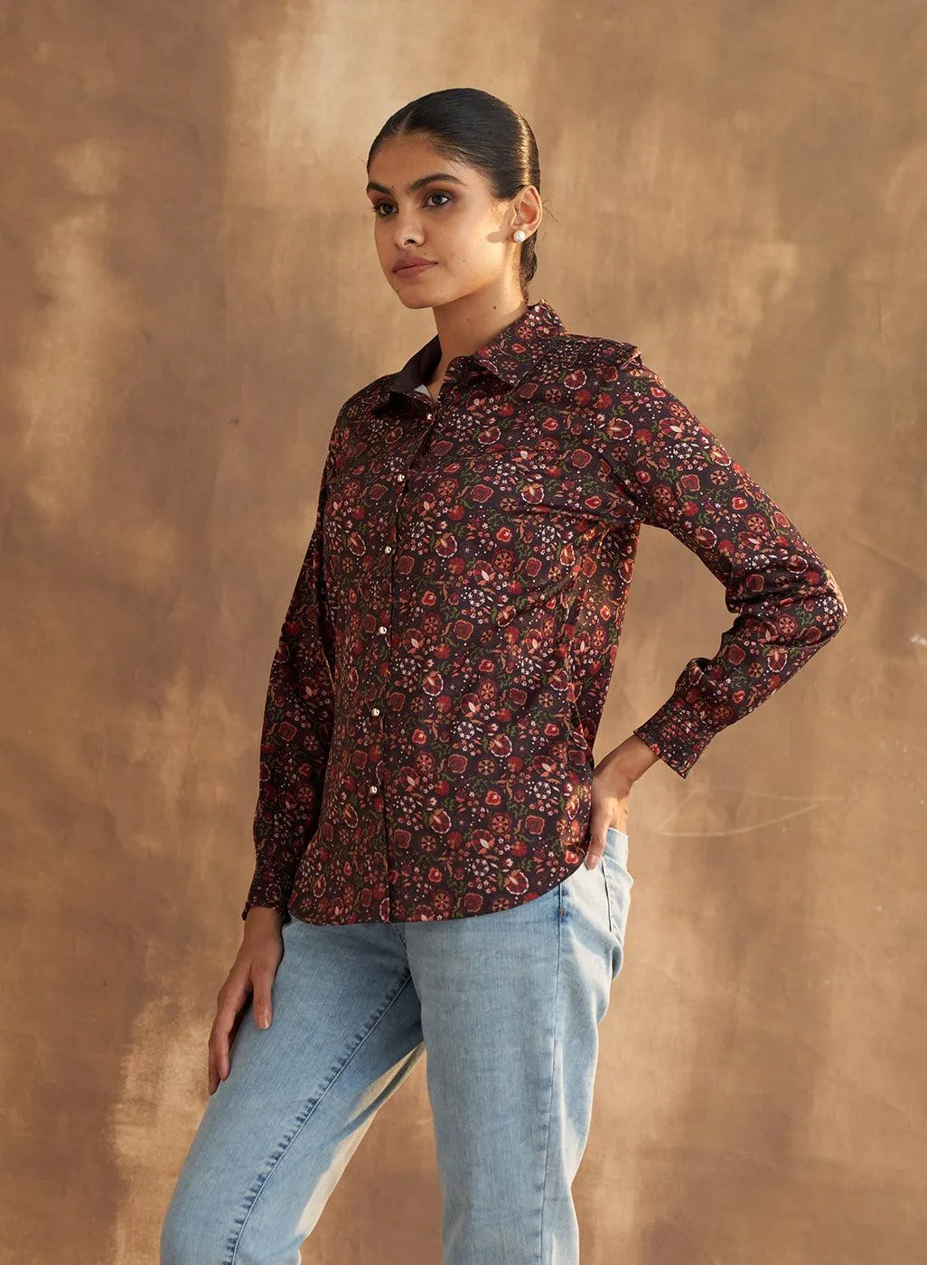 Purple Night Short Shirt