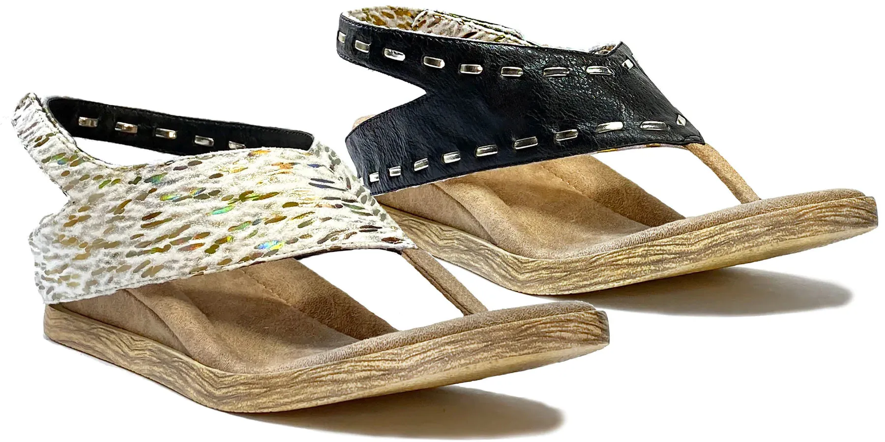 Slingback Reversible Sandals