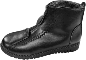 Snow Boots for Women Waterproof Anti-slip Winter Boots Classic Fur Lined Booties Winter Warm Outdoor Ankle Boots Thickening Winter Shoes Walking Hiking Booties