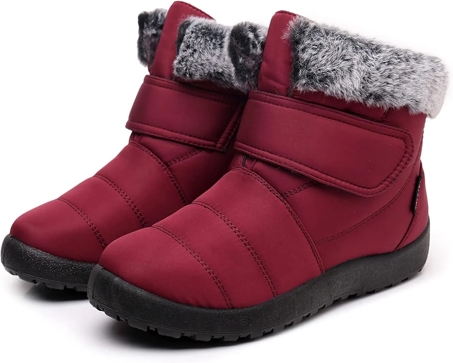 Snow Boots for Women Waterproof Winter Boots Non Slip Warm Fur Booties Winter Warm Outdoor Ankle Boots Comfortable Winter Shoes Trekking Shoes