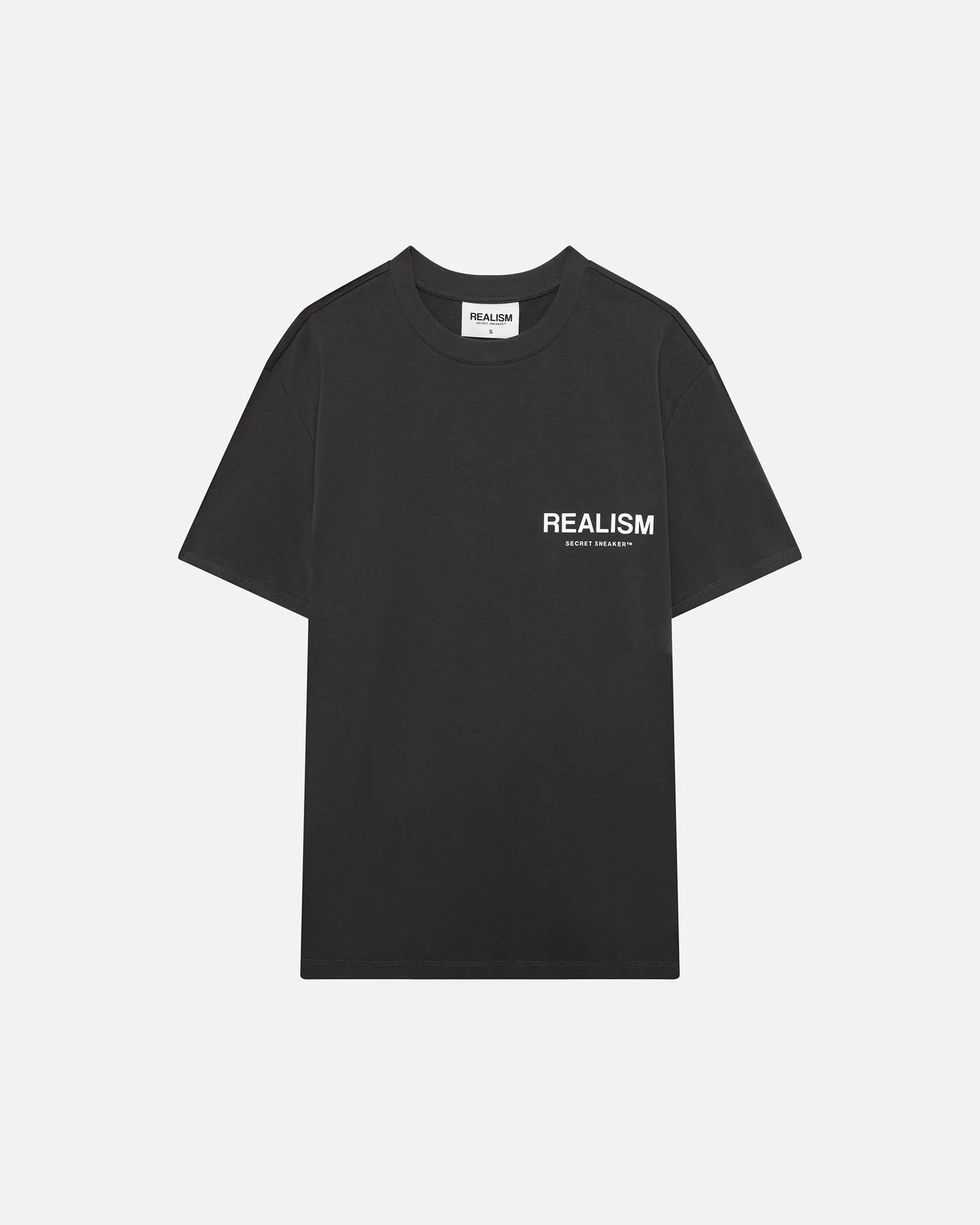 SSS REALISM BACK LOGO REFLECTIVE MOON ASH TEE