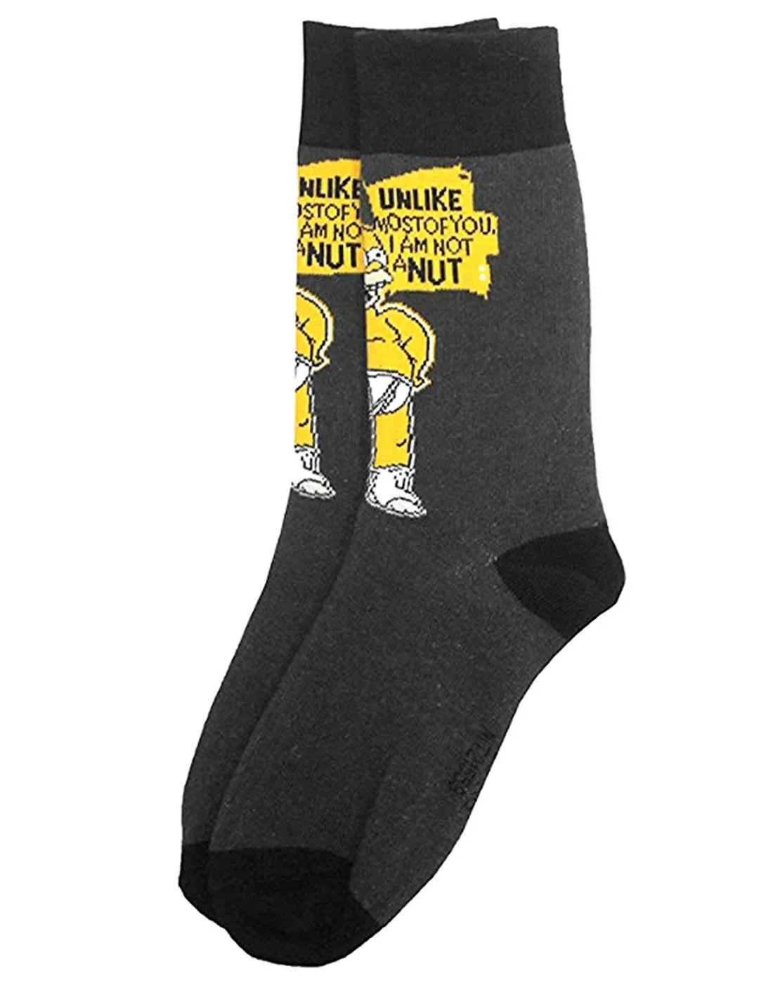 The Simpsons Homer Mens Slippers and Socks Gift Set
