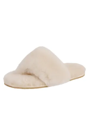 Vail Shearling Thong Slipper