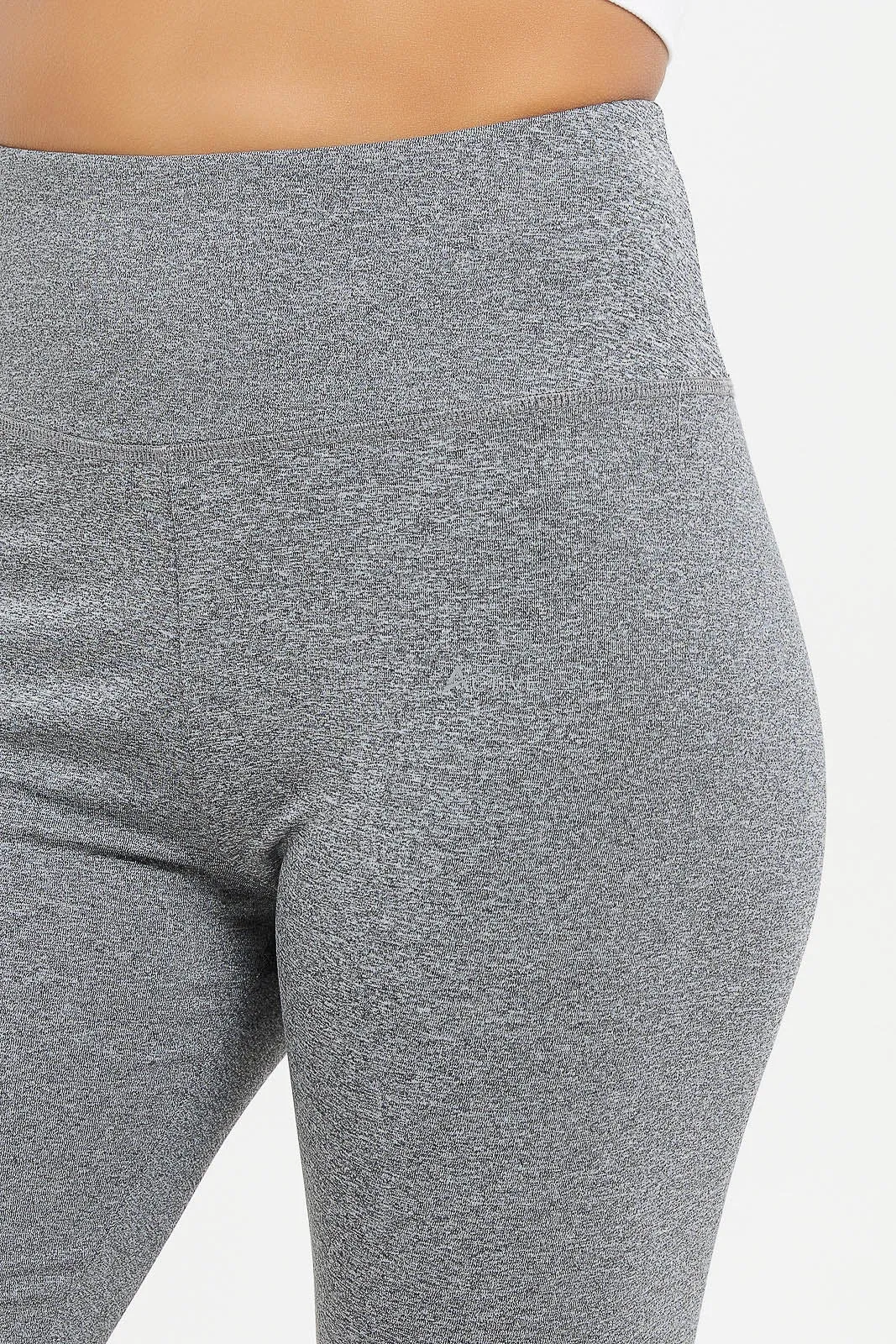 Women Grey Biker Short