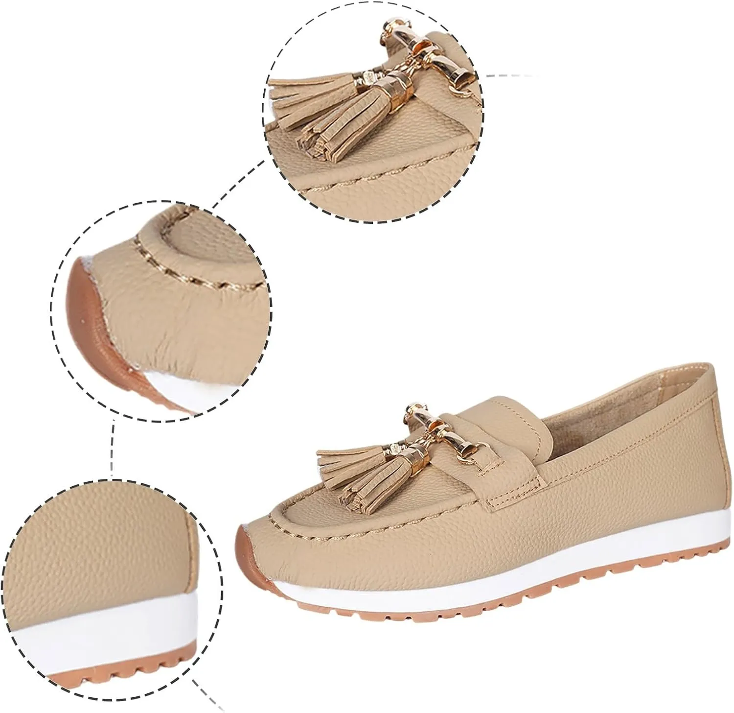 Women's Shoes for Everyday Wear Stylish Closed Toe Design with Fringe Perfect for Relaxed Outfits Casual Sneaker