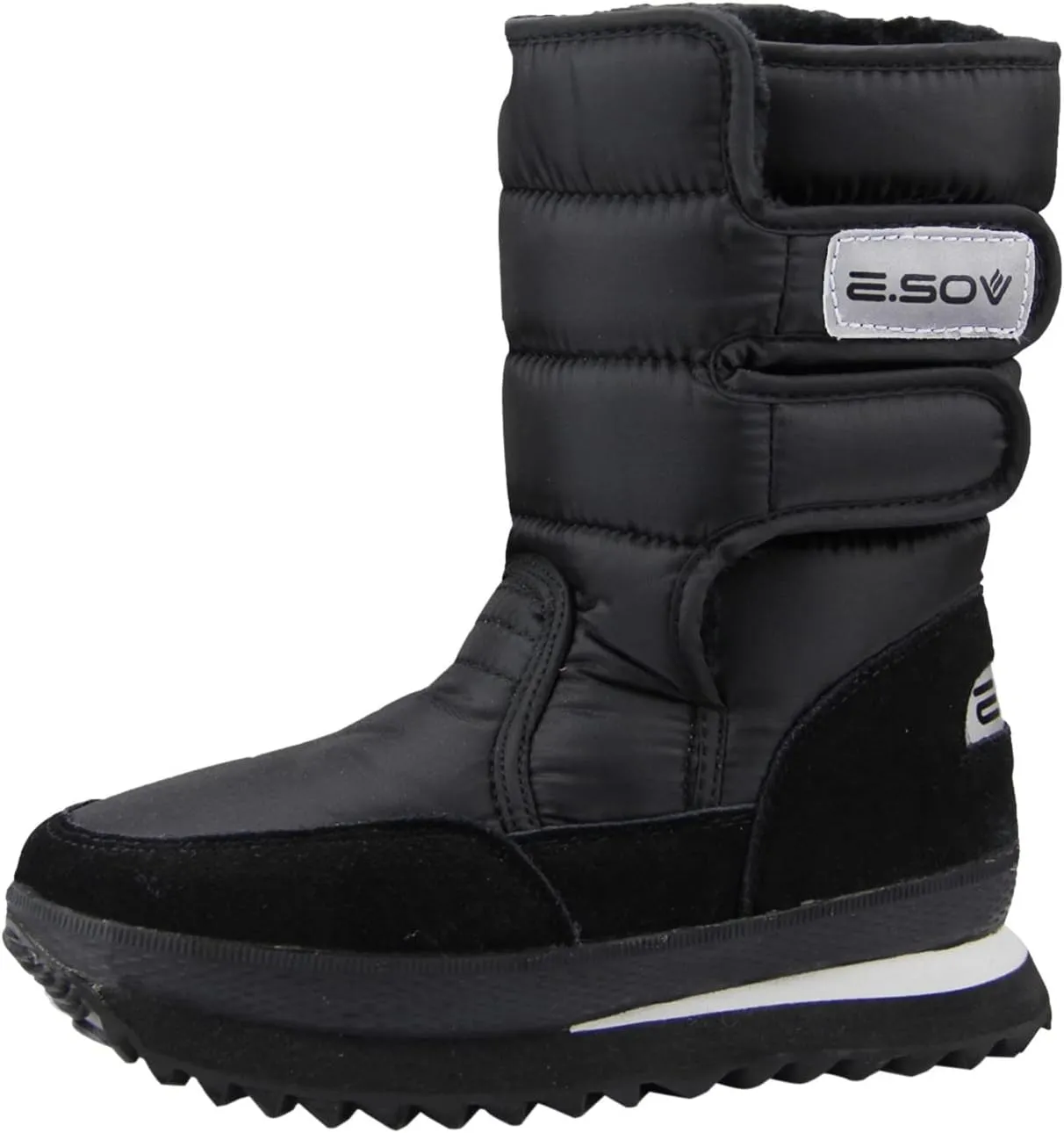 Women's Snow Boots Waterproof Platform Winter Boots Anti-slip Fur Lined Booties Lightweight Slip on Ankle Boots Comfortable Winter Shoes Trekking Shoes
