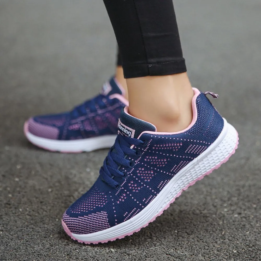 Women's Walking Shoes Mesh Breathable Lightweight Fashion Mens Running Shoes Breathable Casual Black Shoes Slip On Sneakers Brown Tennis Shoe Cross Trainer Shoe